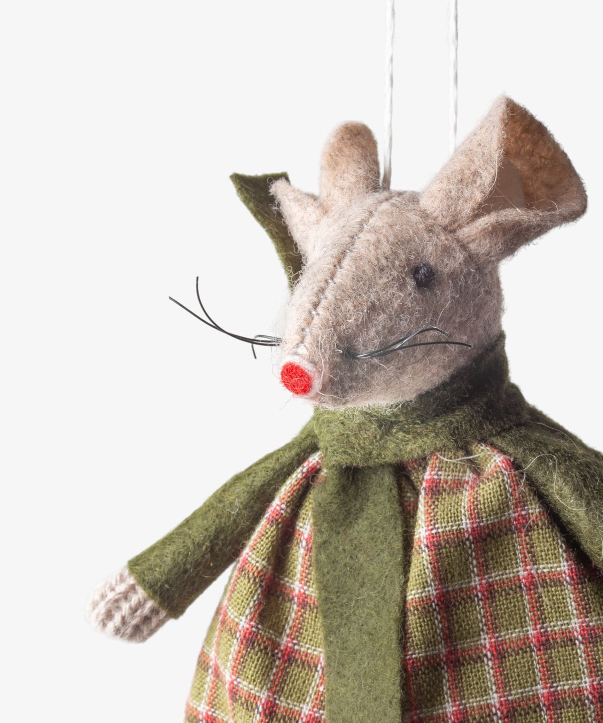 Green Tilly Mouse Hanging