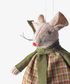Green Tilly Mouse Hanging