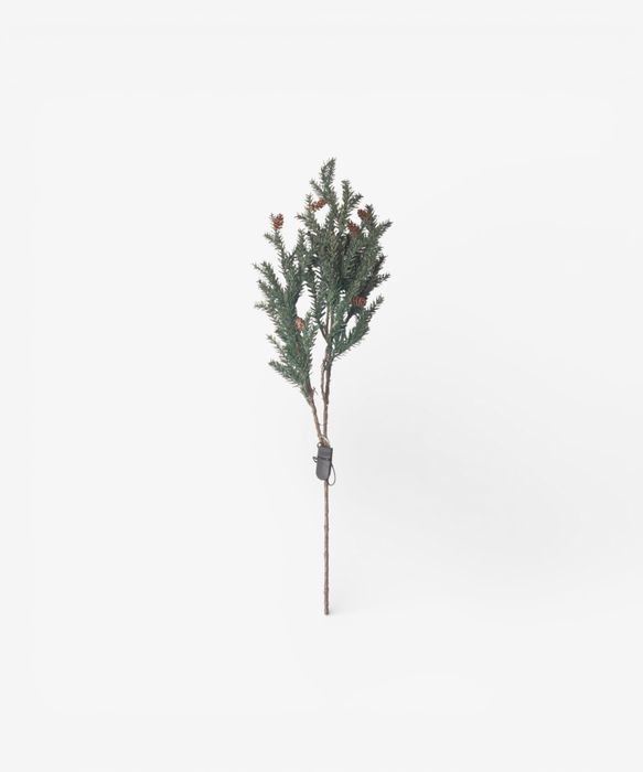 Pinecone Light Up Branch 70cm