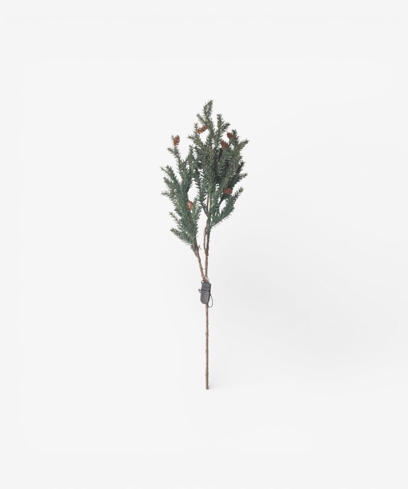 Pinecone Light Up Branch 70cm