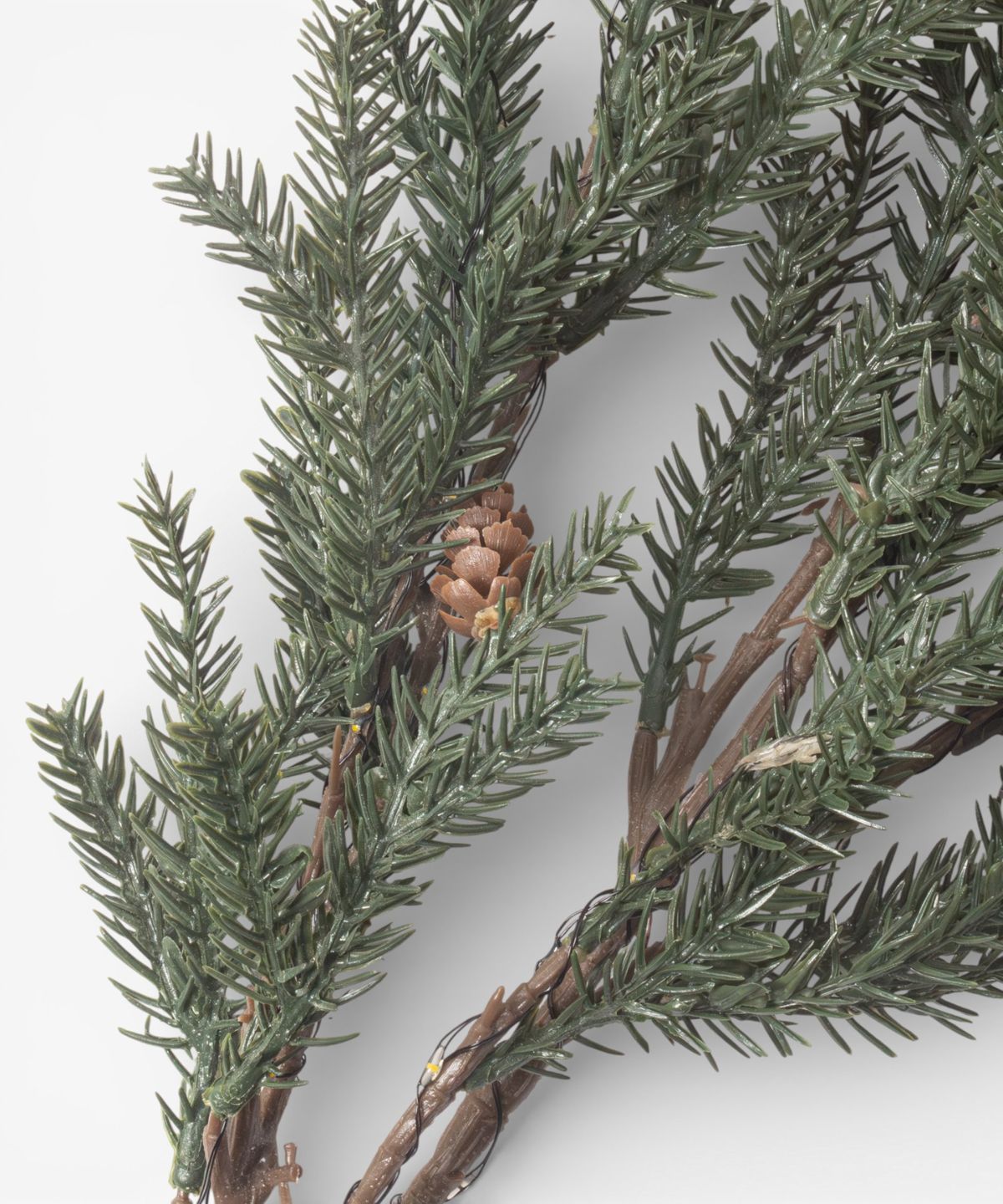 Pinecone Light Up Branch 70cm