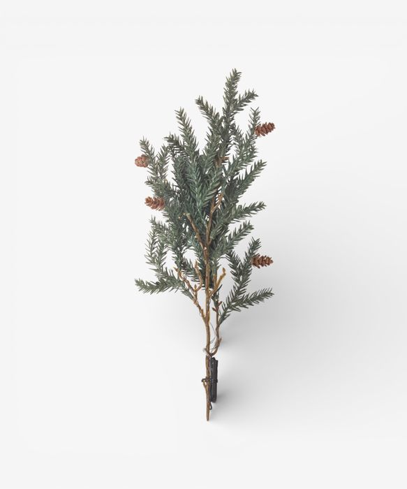 Pinecone Light Up Branch 40cm
