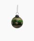 Amina Glass Bauble Green/Gold