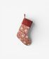 Pomegranate Floral Stocking Red