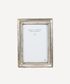 Bevelled Photo Frame Silver 4x6"