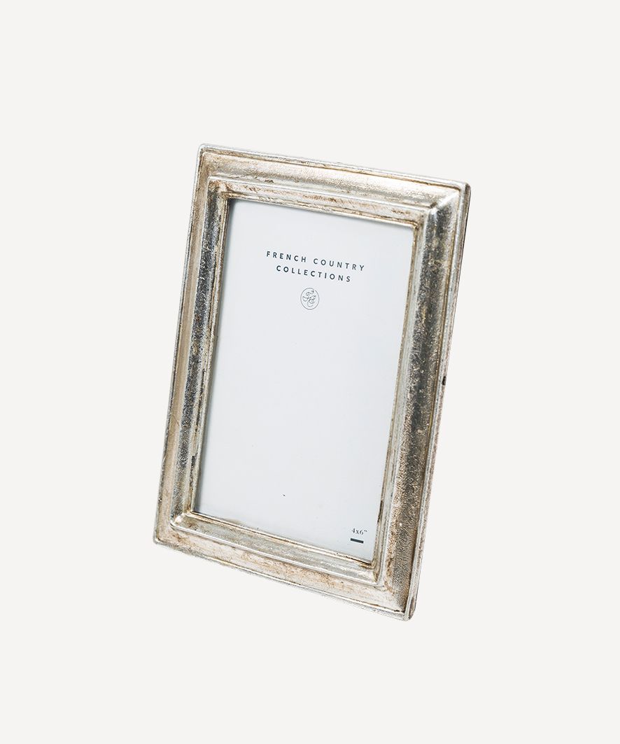 Bevelled Photo Frame Silver 4x6"