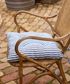 Striped Chair Pad Blue