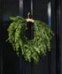 Pine Heart Wreath with Bells Large