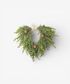 Pine Heart Wreath with Bells Small
