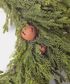 Pine Heart Wreath with Bells Small