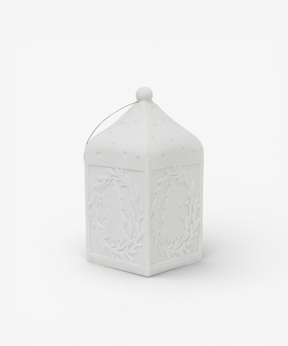 Lantern with Tree Light Up Large