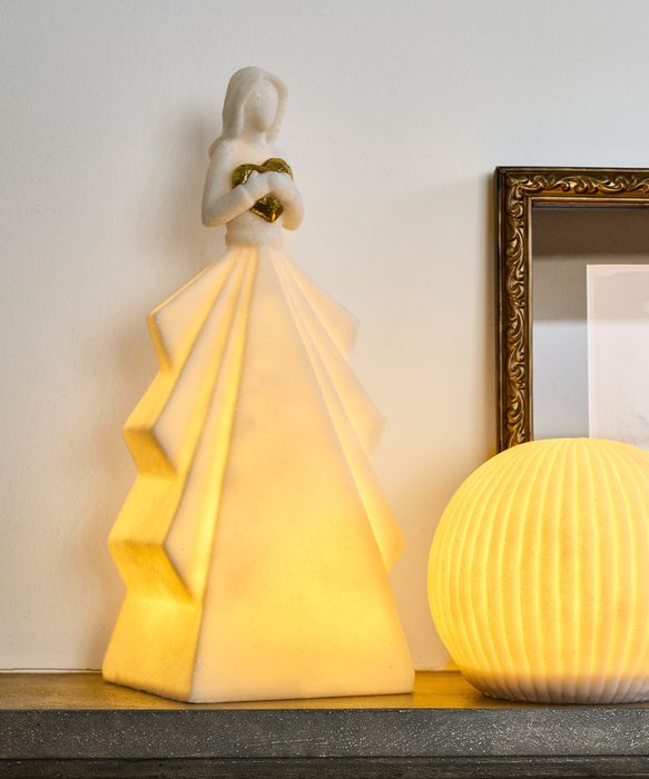 Angel with Heart Light Up