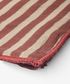 Striped Red Cotton Napkin