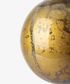 Marbleized Bauble Bronze Gold 8cm