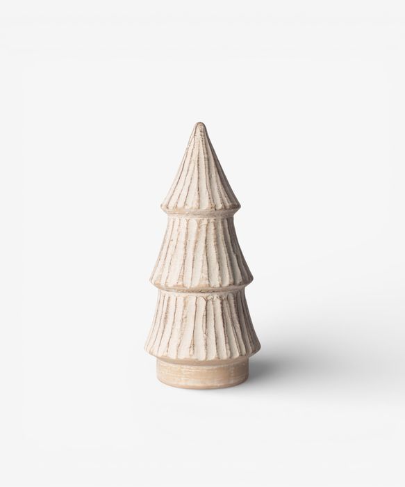 Form Stone Tree Fluted Matte 28cmH