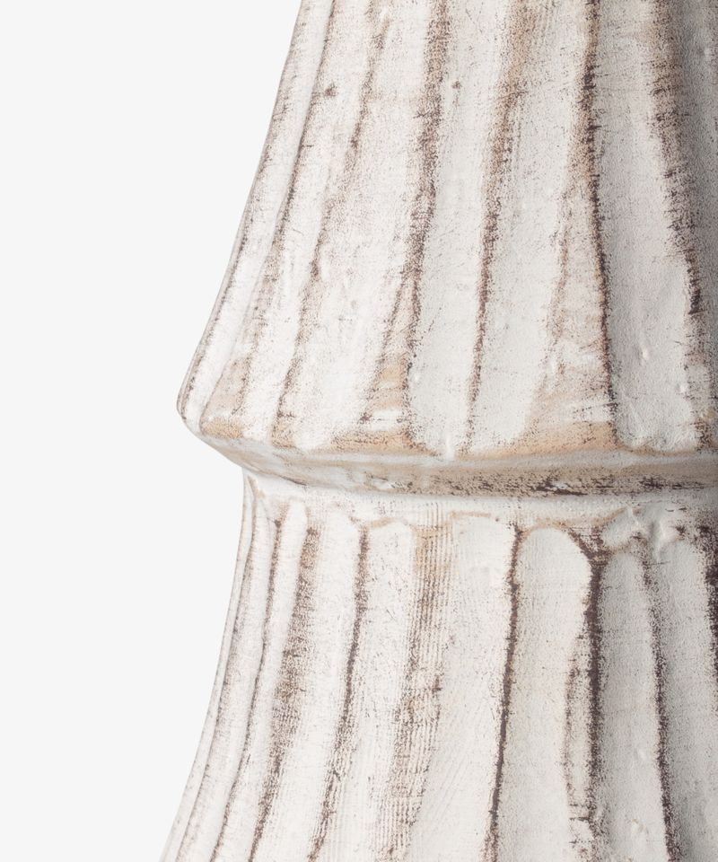 Form Stone Tree Fluted Matte 28cmH