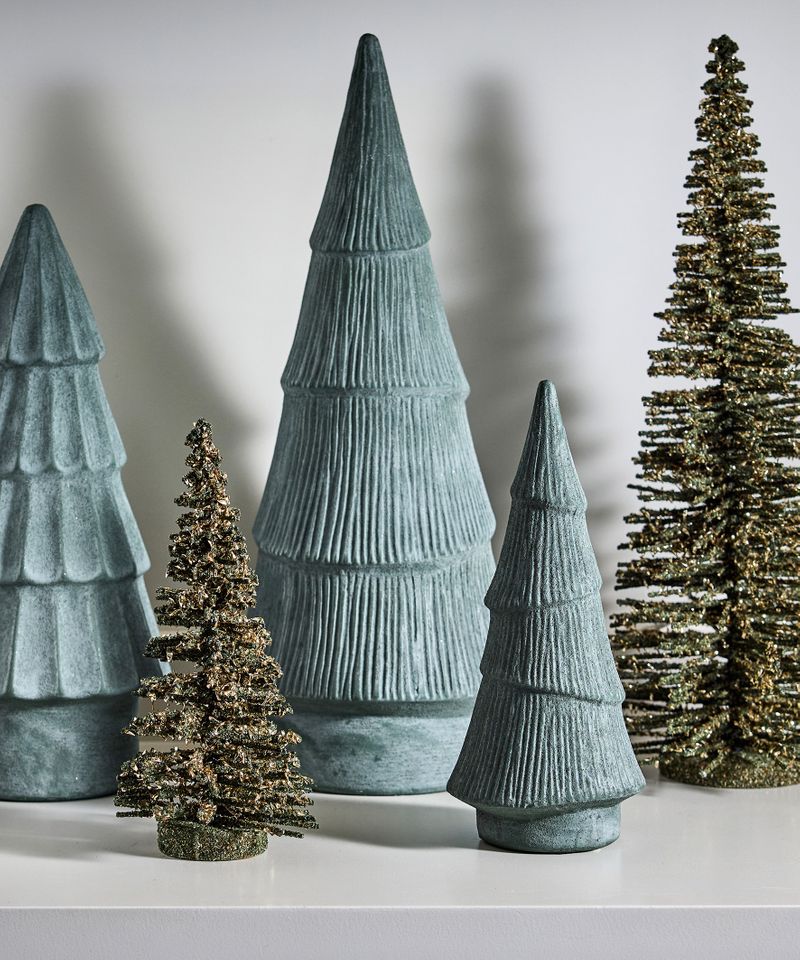 Form Evergreen Tree Ridged 49cmH