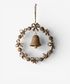 Bow & Bell Wreath Rust