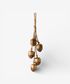 Acorns on Rope Gold
