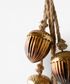 Acorns on Rope Gold