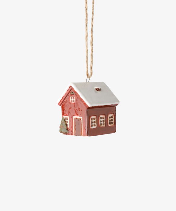 Hanging Mini Bungalow Red