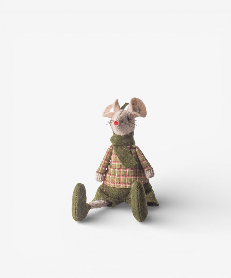 Green Billy Mouse Sitting