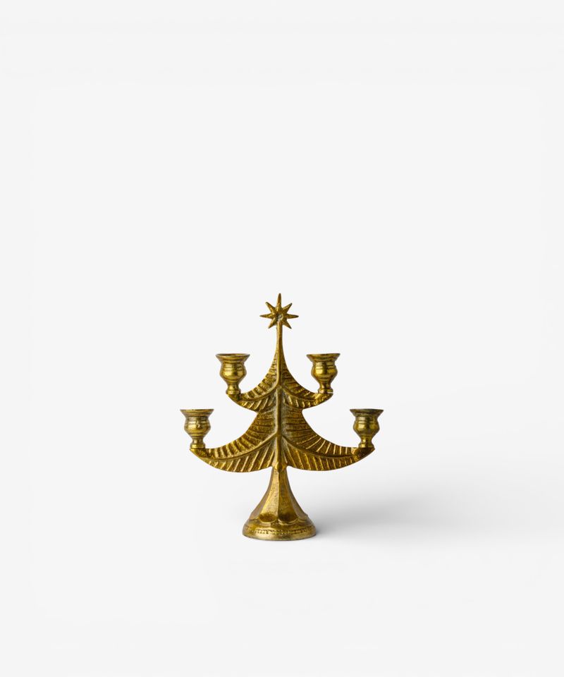 Noel Tree Candleholder 31cm