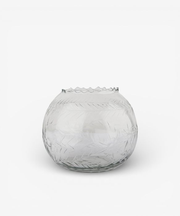 Round Votive with Cutting Large