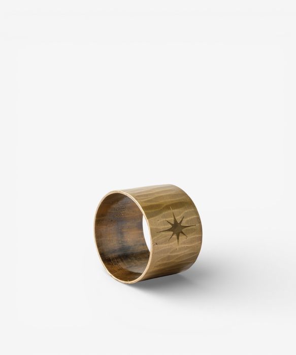 Etched Star Napkin Ring