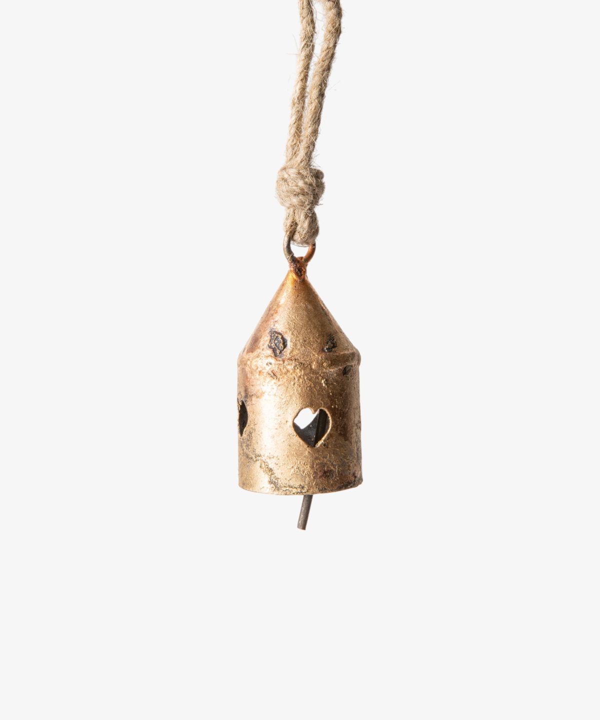 Temple Bell Heart Cut Out