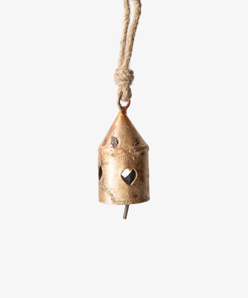 Temple Bell Heart Cut Out