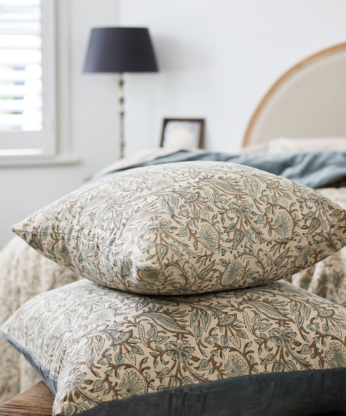 Serena Handblocked Cushion Cover