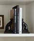 Cheetah Bronzed Finish Bookends (2PC)