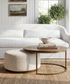 Edison Coffee Table Ottoman Off White