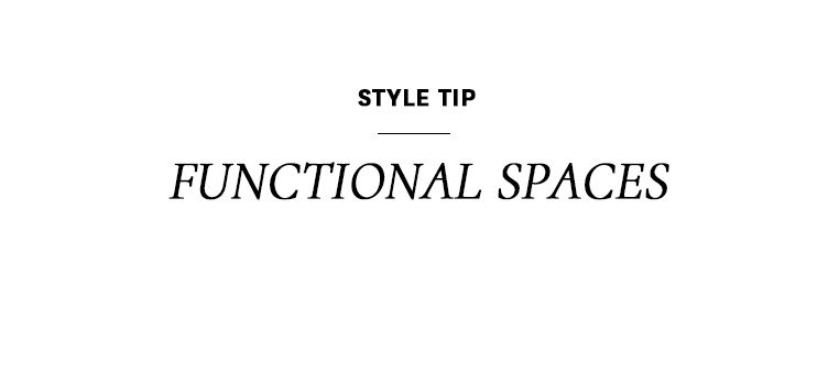 Header Banner: Functional Spaces