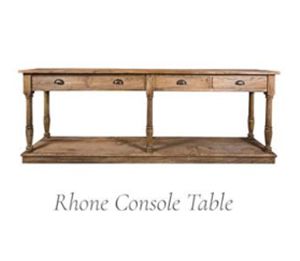 Rhone Console Table - Reclaimed Elm Wood