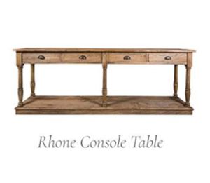 Rhone Console Table - Reclaimed Elm Wood