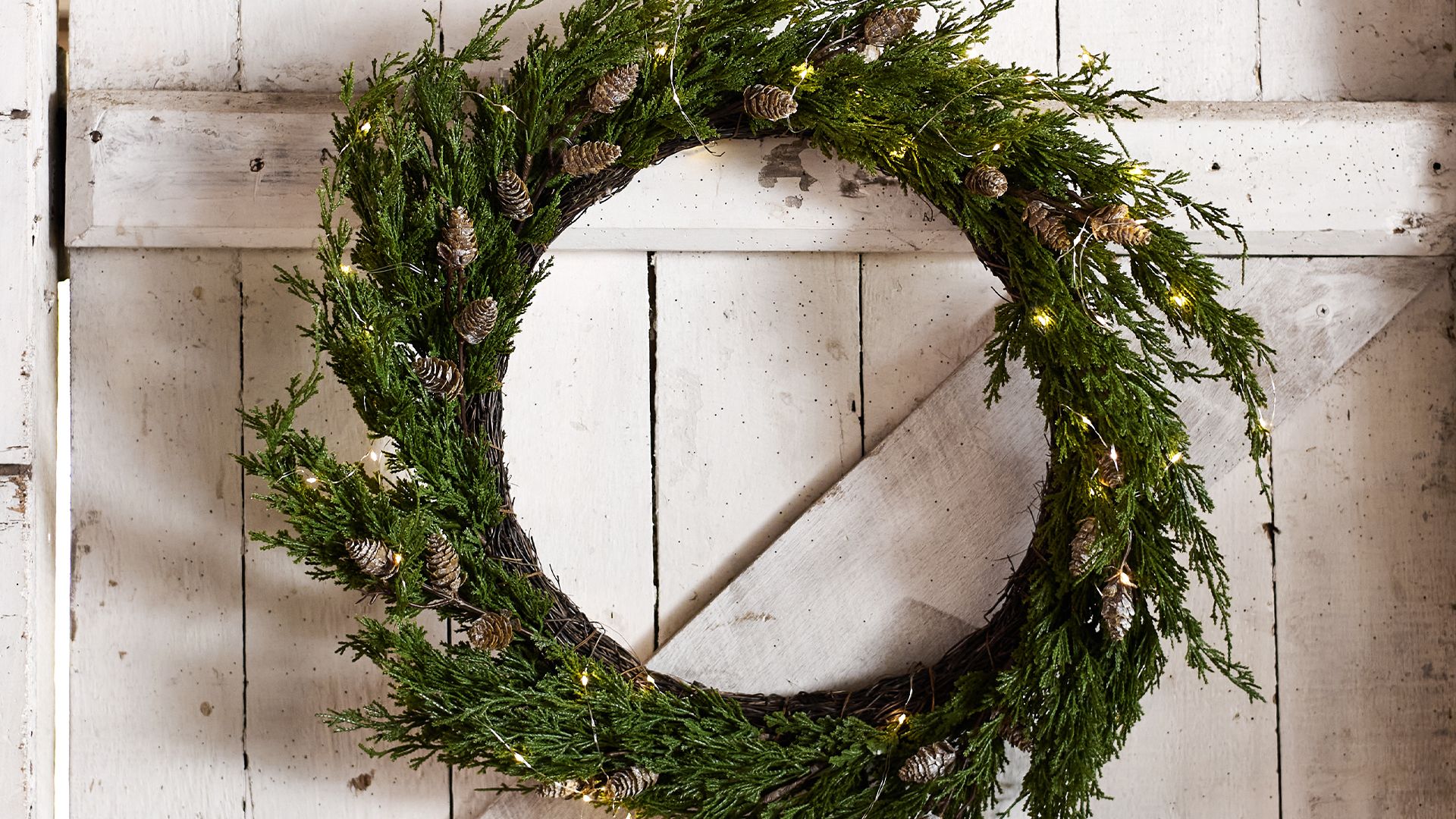<h2>Christmas Trees & Wreathes</h2><button>Shop Now</button>