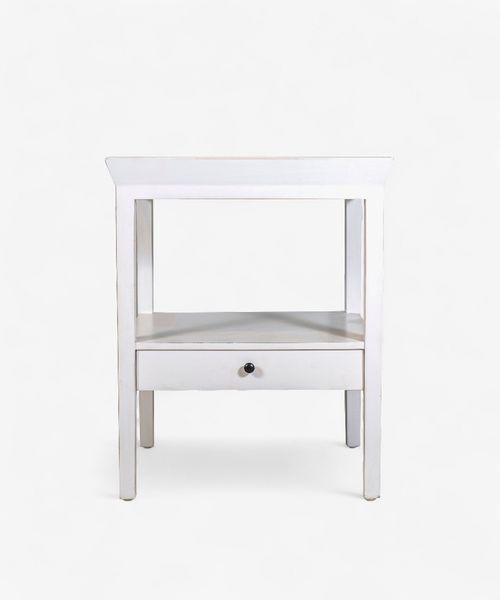 Santiago Bedside Table White