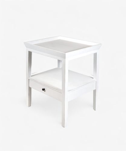 Santiago Bedside Table White