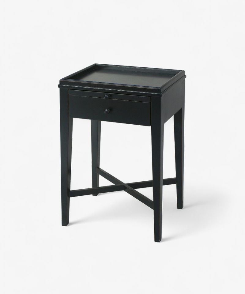 Saskia Bedside Table Black