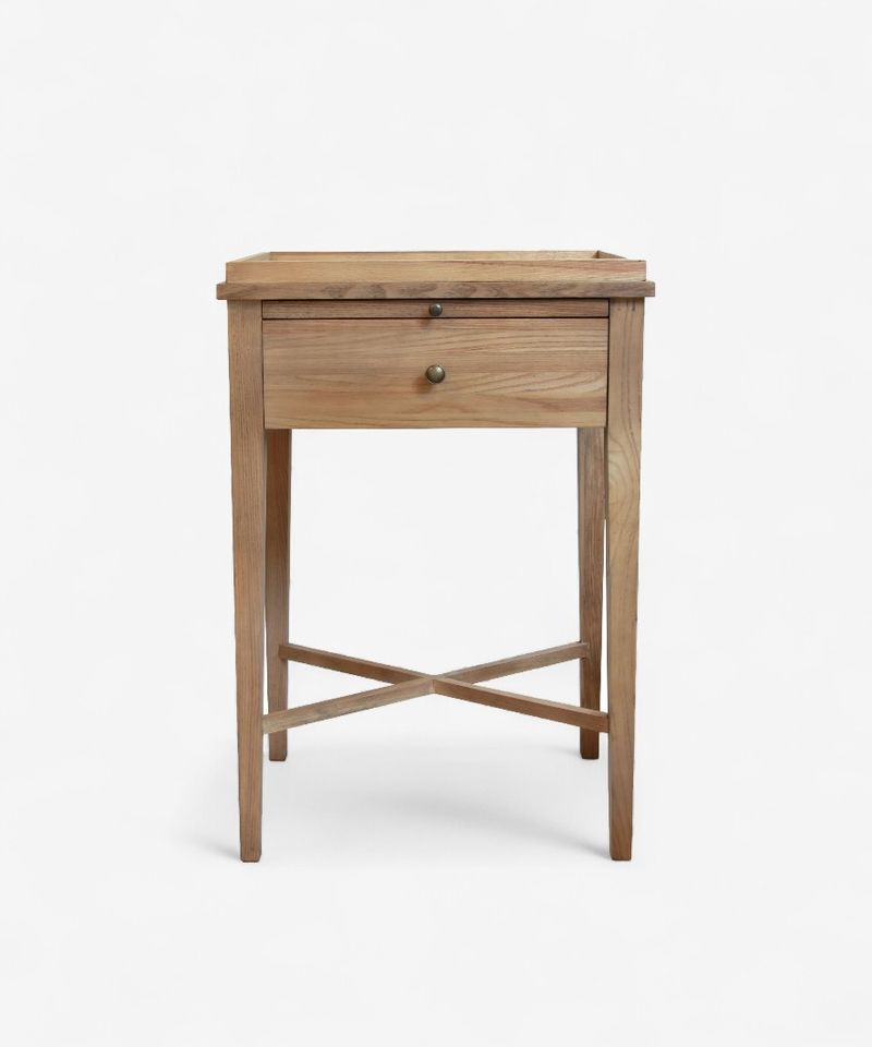 Saskia Bedside Table Oak Natural