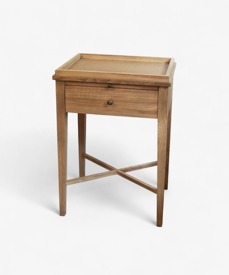 Saskia Bedside Table Oak Natural