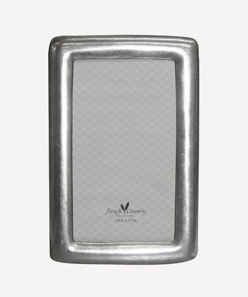 Rounded Pewter Photo Frame 4x6"