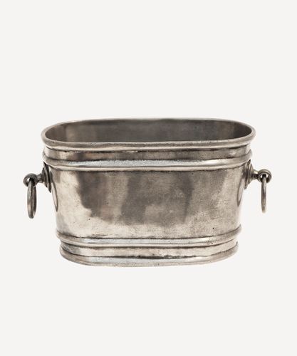 Oval Champagne Bucket w/Rings