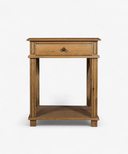 Villa Oak Bedside Table