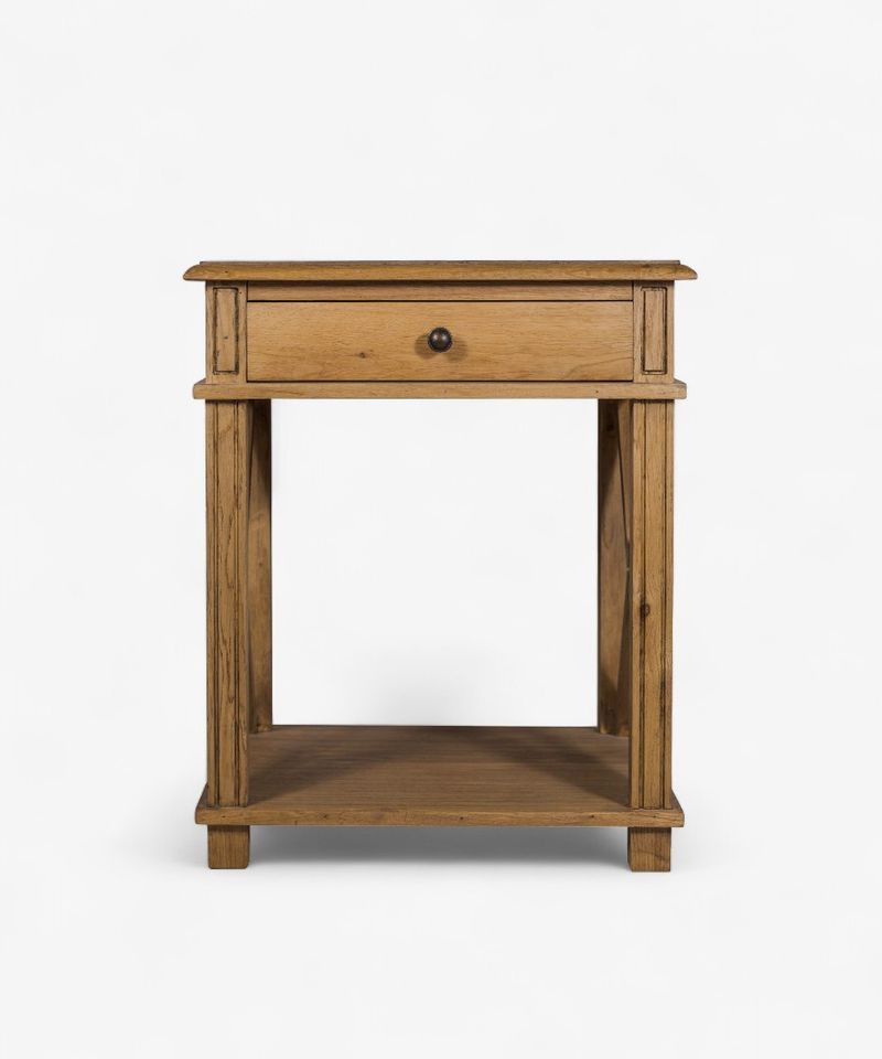 Villa Oak Bedside Table