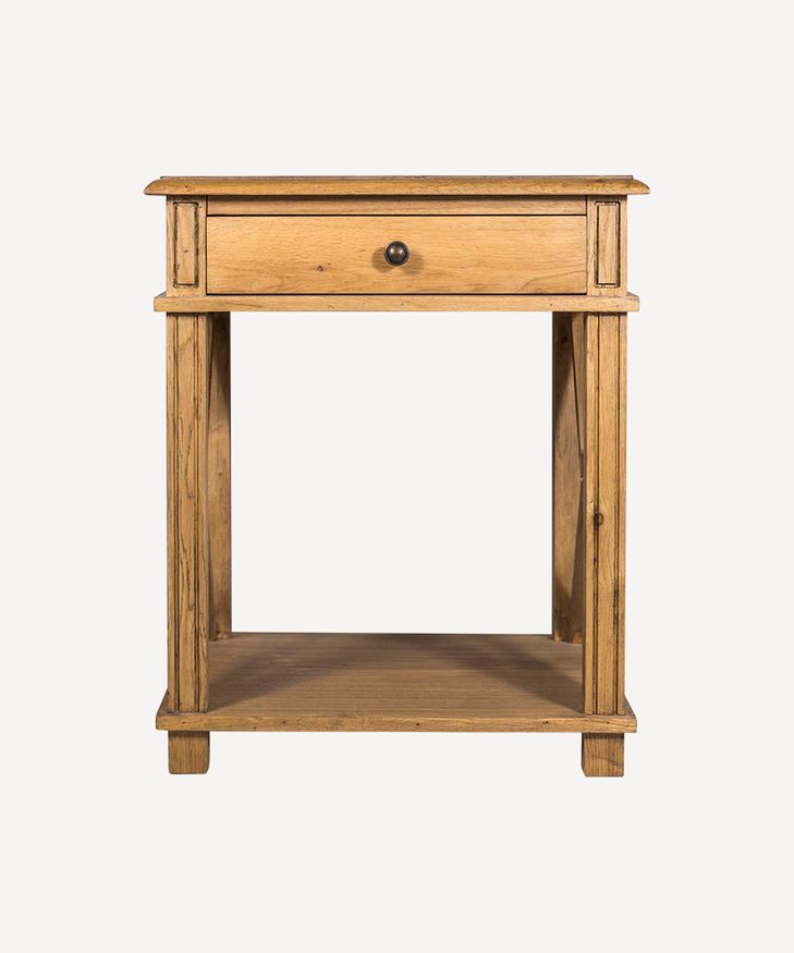 Villa Oak Bedside Table