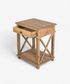 Villa Oak Bedside Table