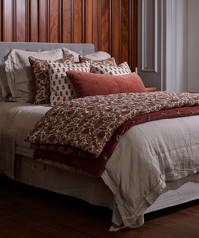 Velvet Eiderdown Brick French Country Collections
